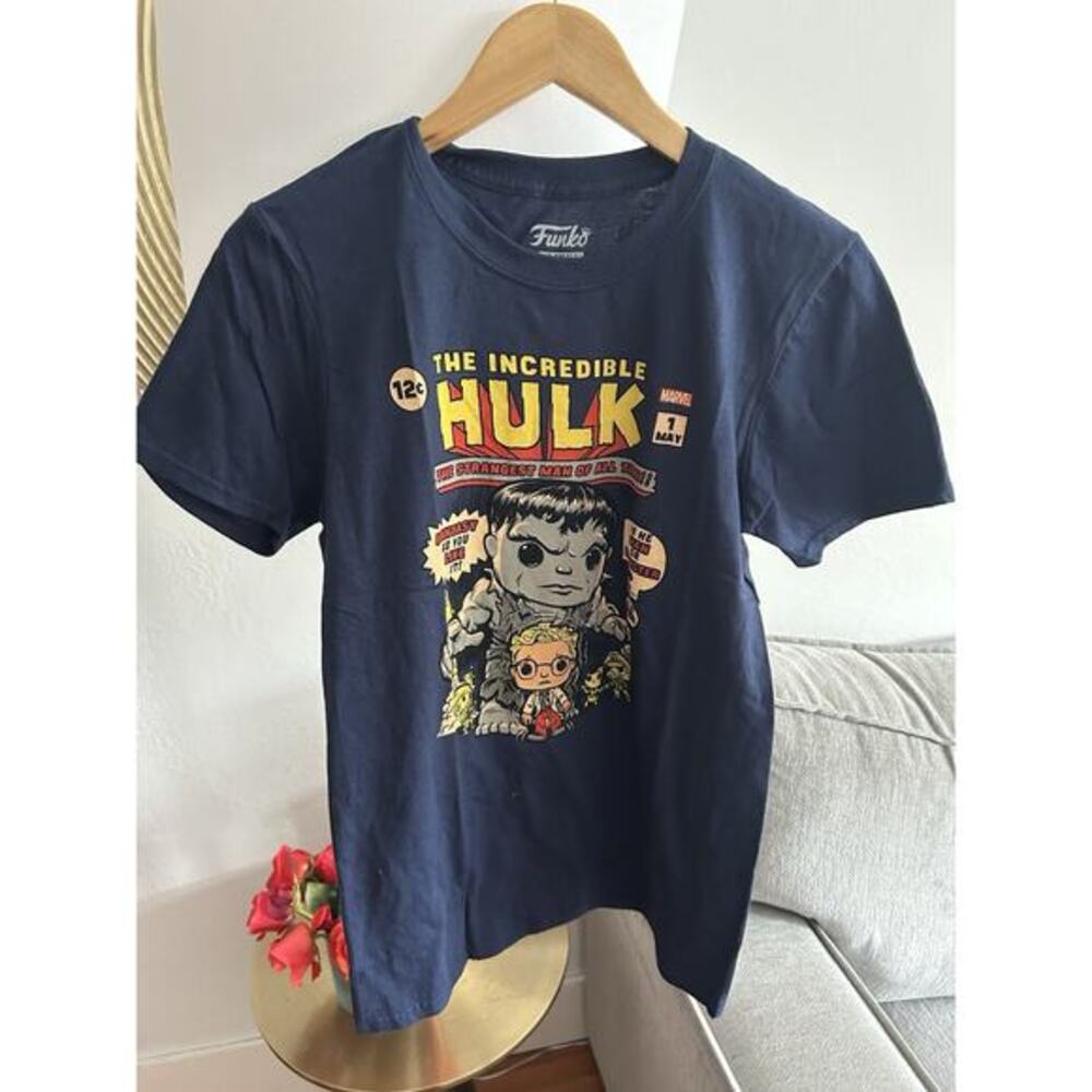 Funko PoP Marvel Blue Hulk T-Shirt Men’s XS